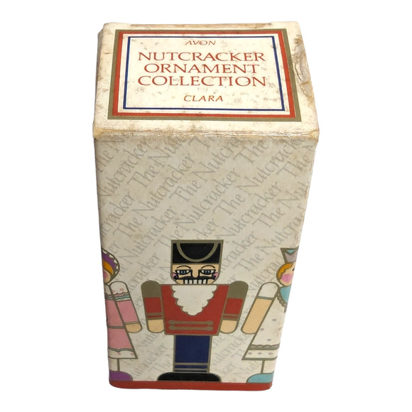 Avon 80s The Nutcracker 3in Clara Pink Vintage Wooden Christmas Ornament - Picture 3 of 9